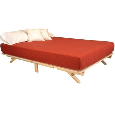 Farmhouse Queen Size Solid Wood Platform Bed Made in USA - Free Shipping 