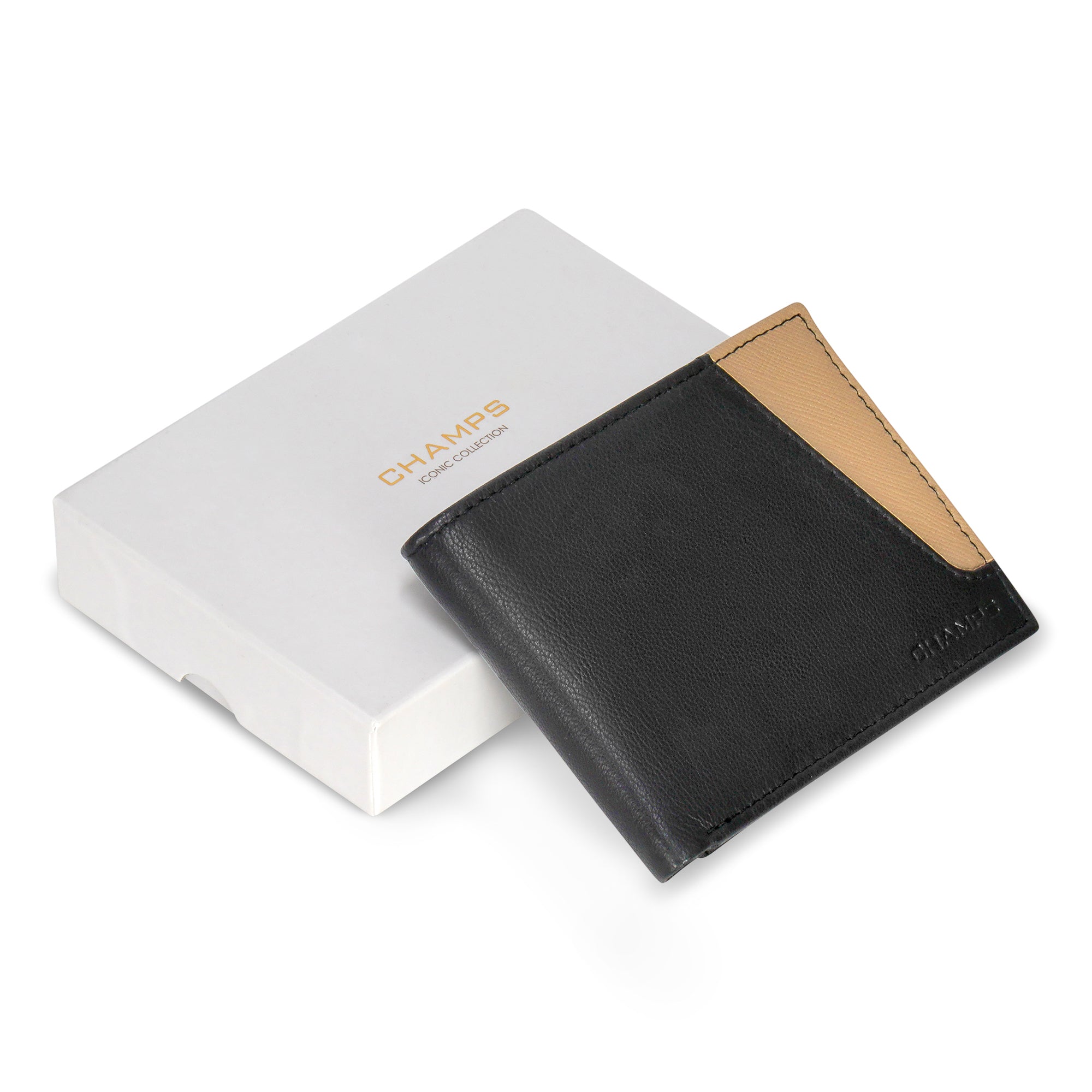 Iconic / Leather Bi-Fold Wallet 
