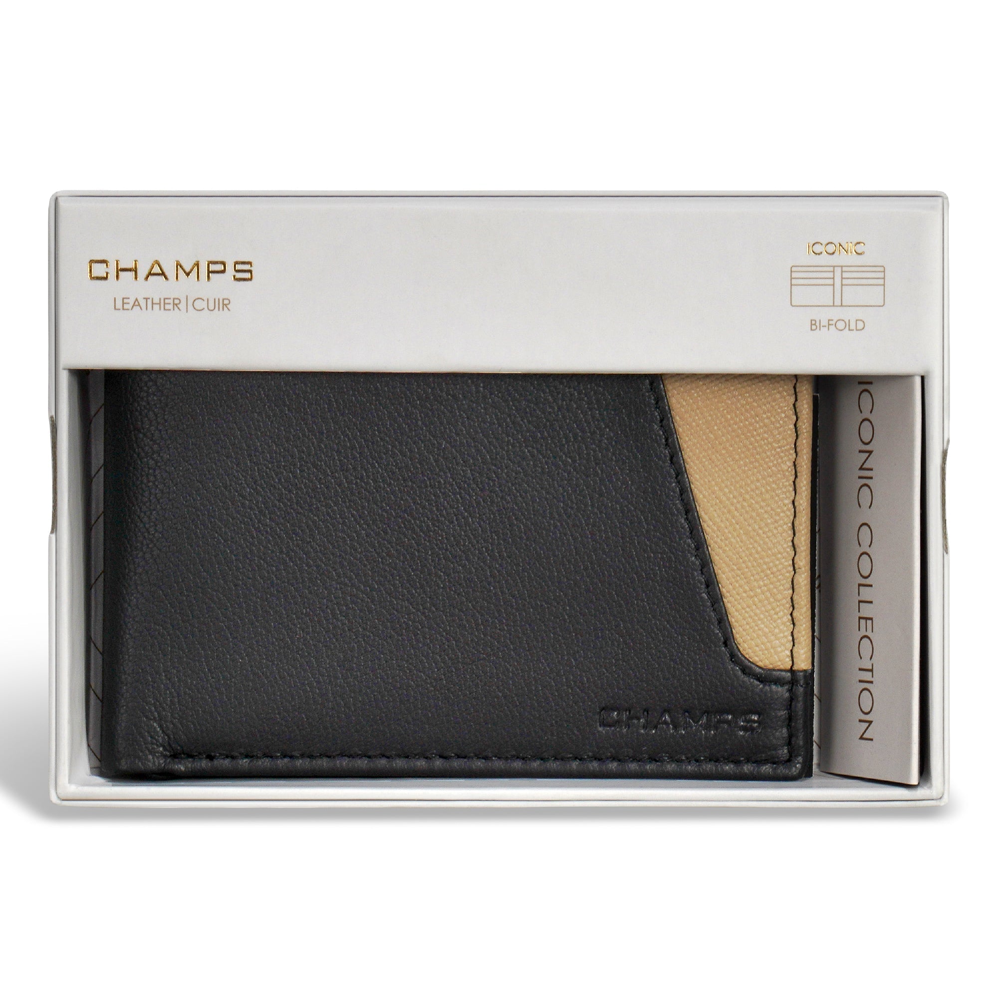 Iconic / Leather Bi-Fold Wallet 