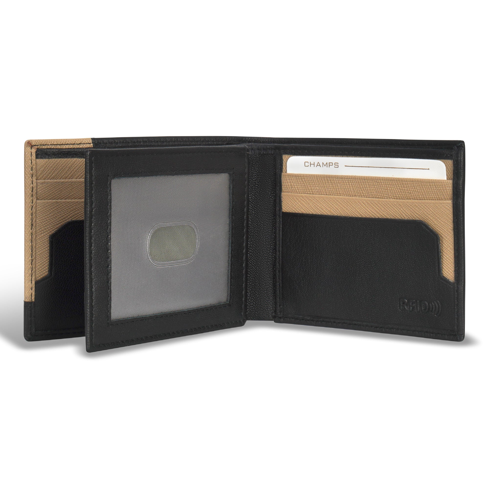 Iconic / Leather Center Wing Wallet 