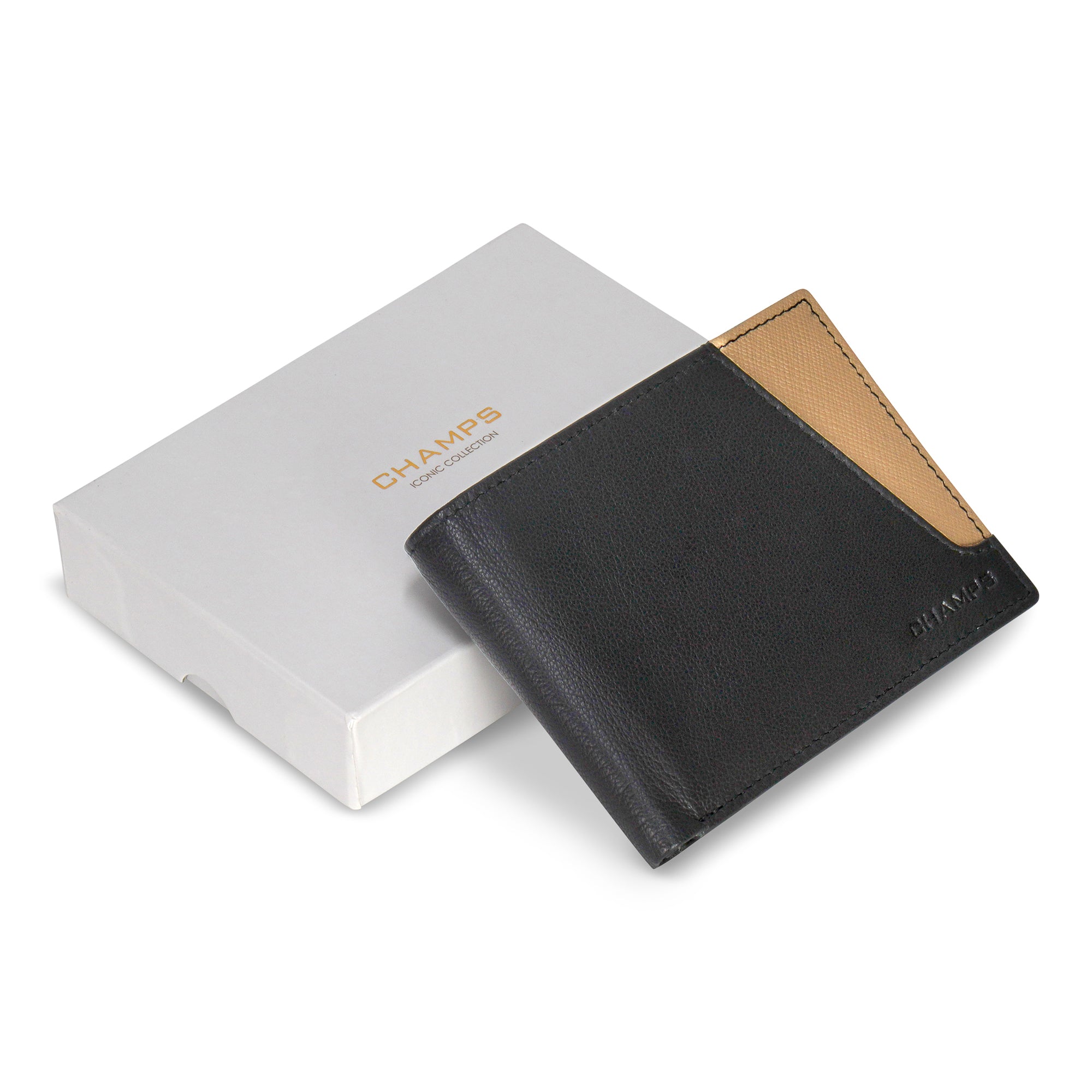 Iconic / Leather Center Wing Wallet 