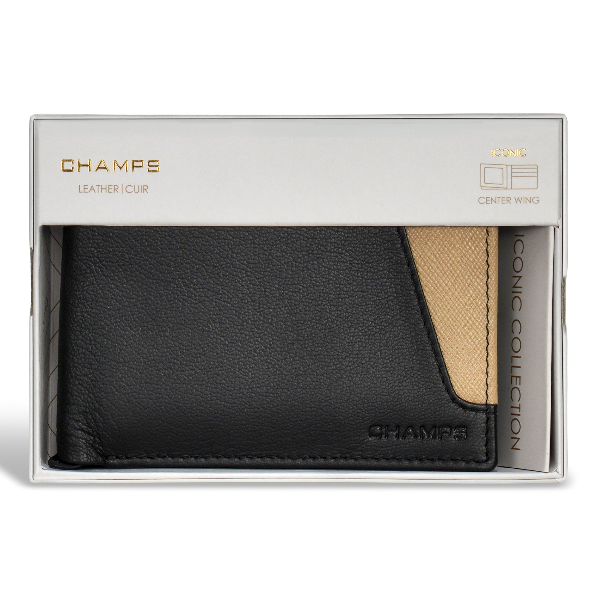 Iconic / Leather Center Wing Wallet 
