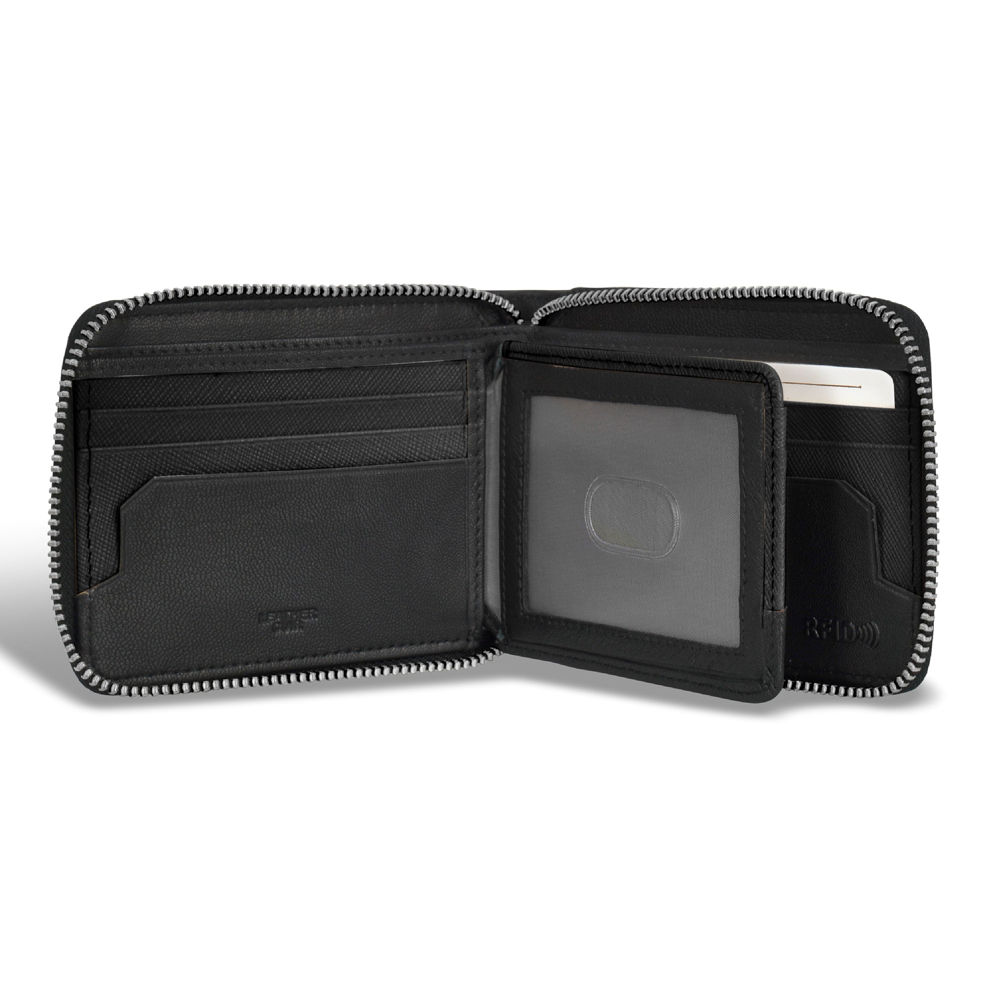 Iconic / Leather Zip Around Wallet 