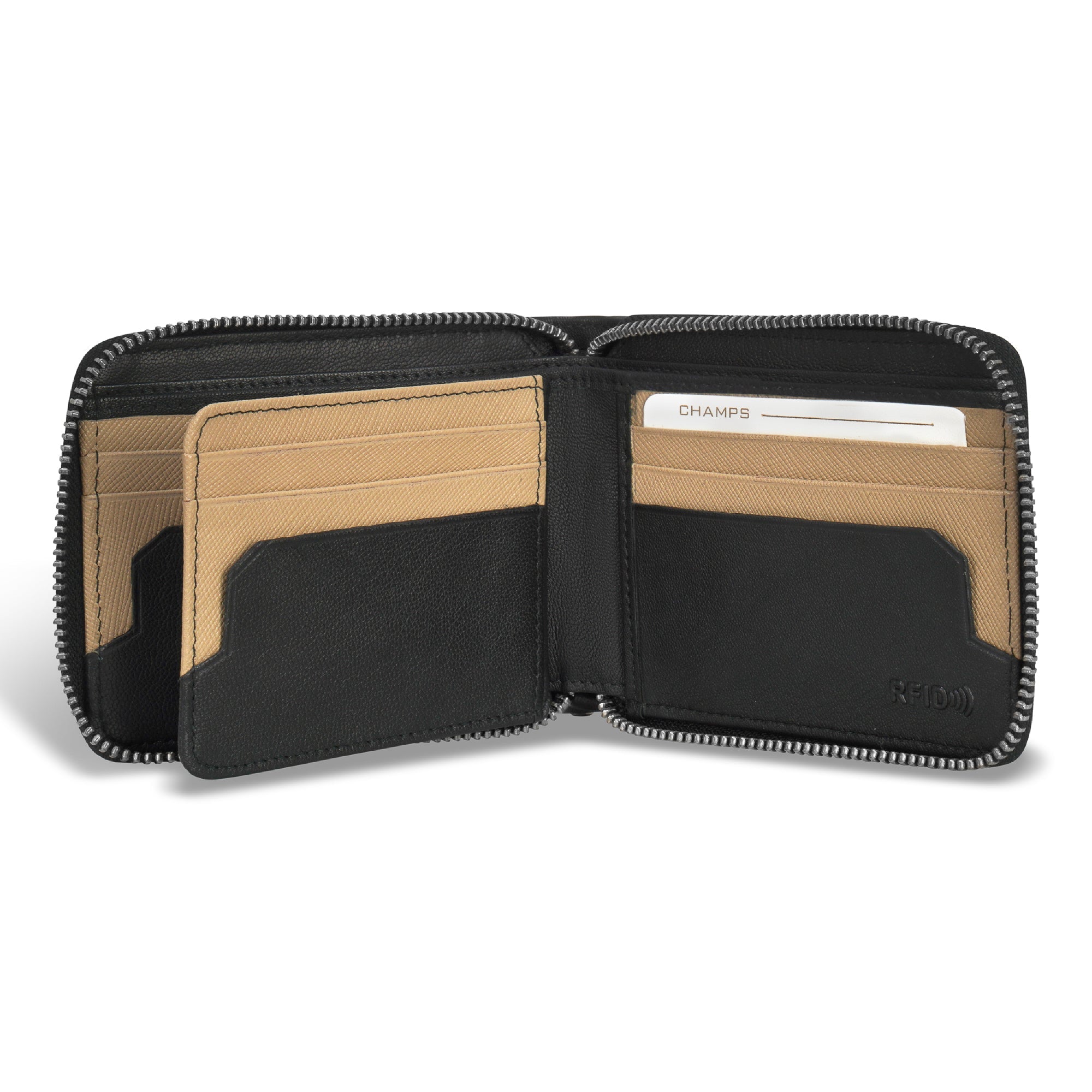 Iconic / Leather Zip Around Wallet 