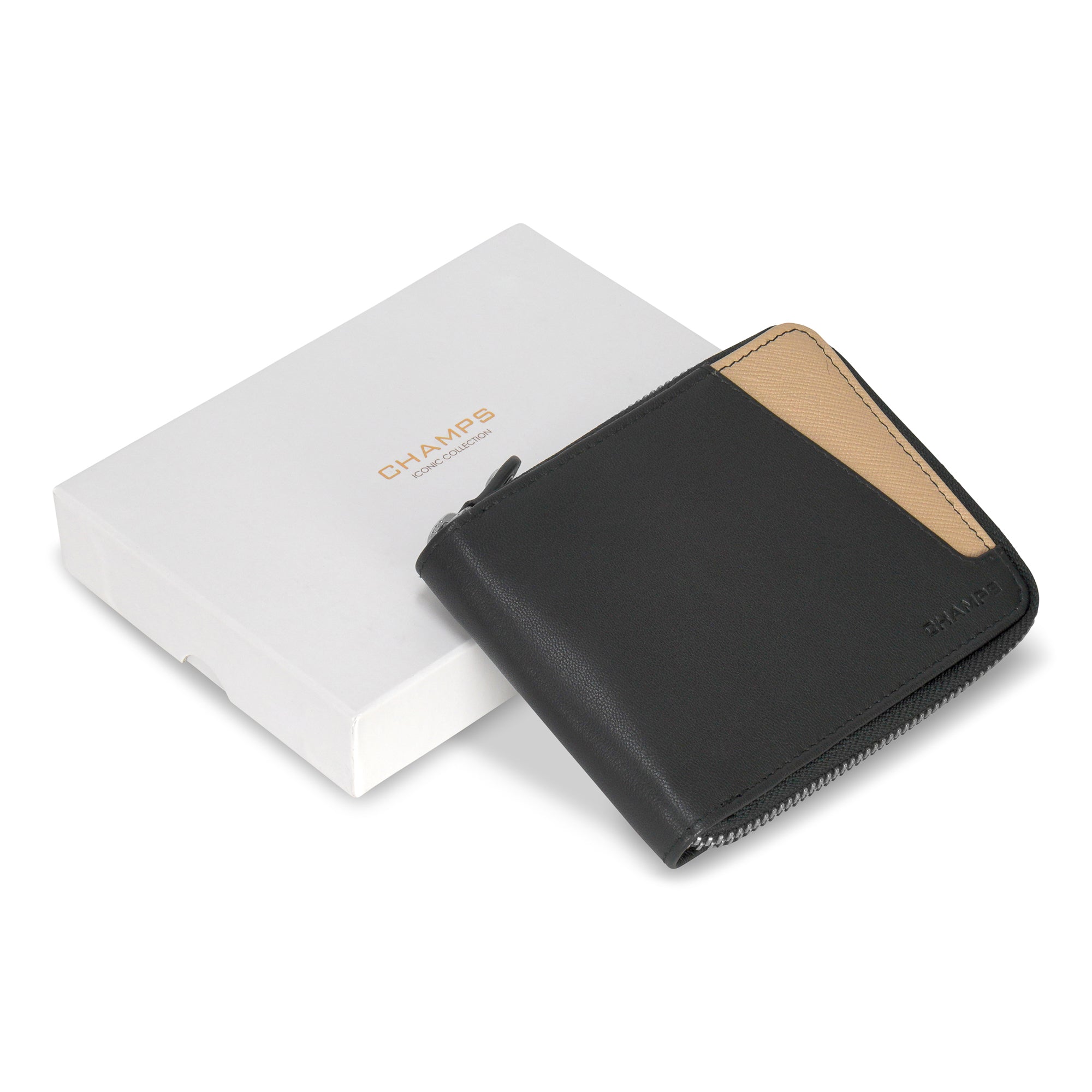 Iconic / Leather Zip Around Wallet 