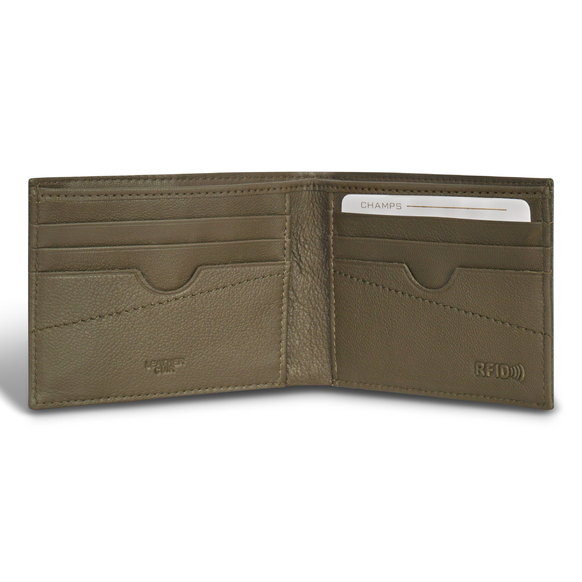 Camo / Leather Bi-Fold Wallet 