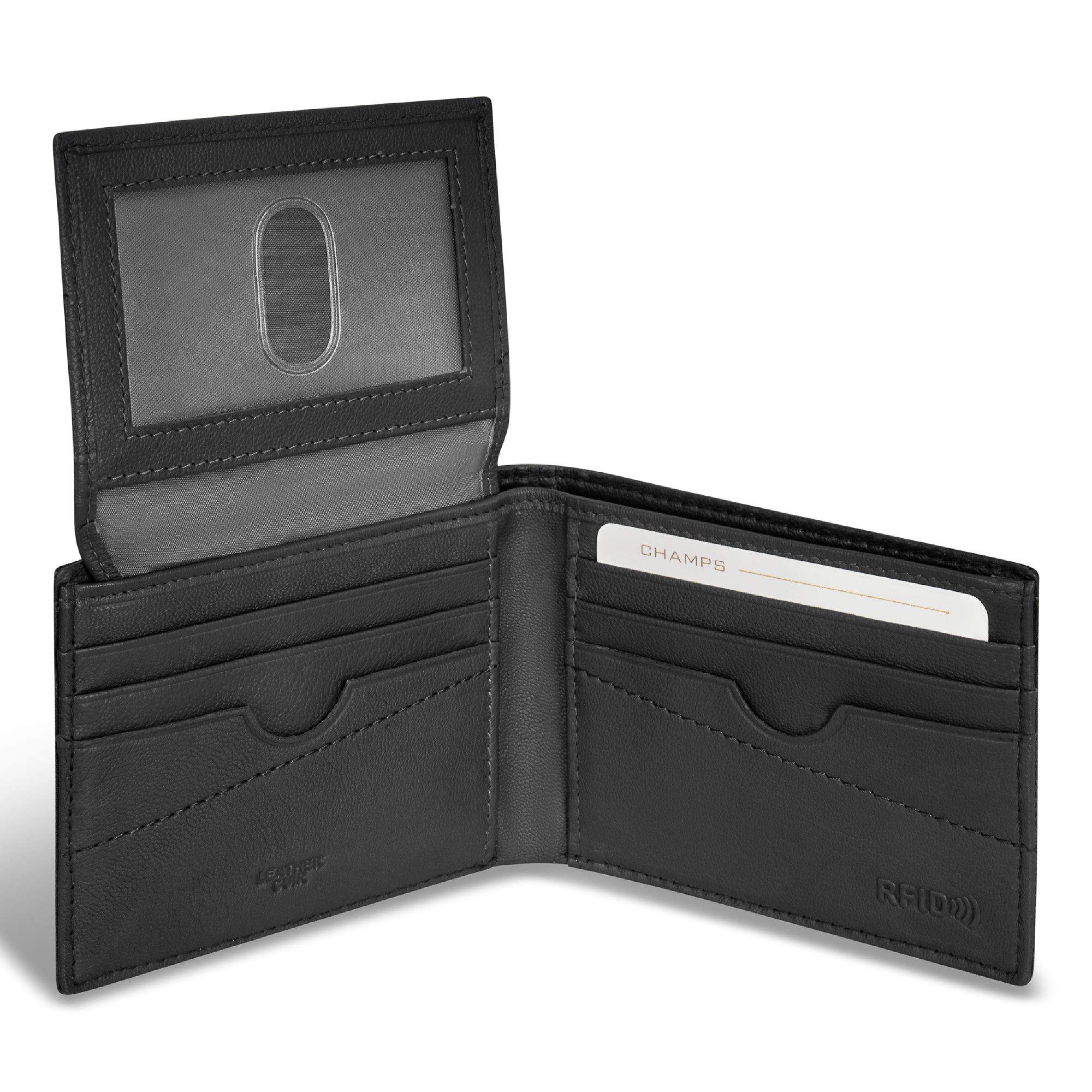 Camo / Leather Top Wing Wallet 