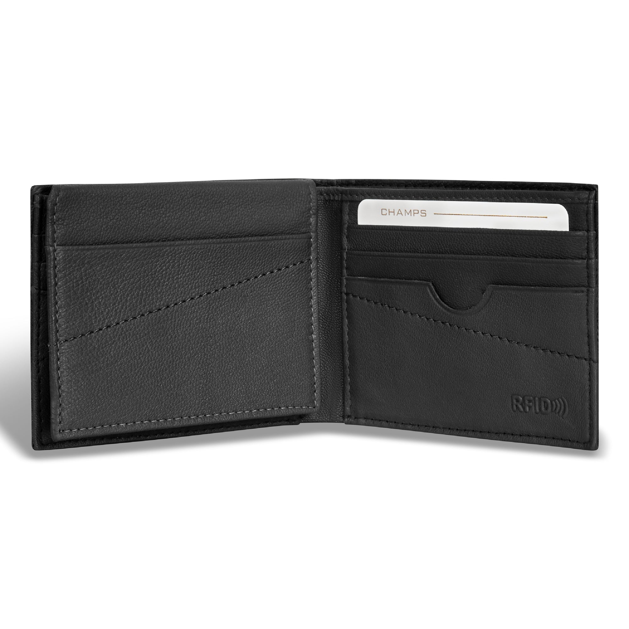 Camo / Leather Top Wing Wallet 
