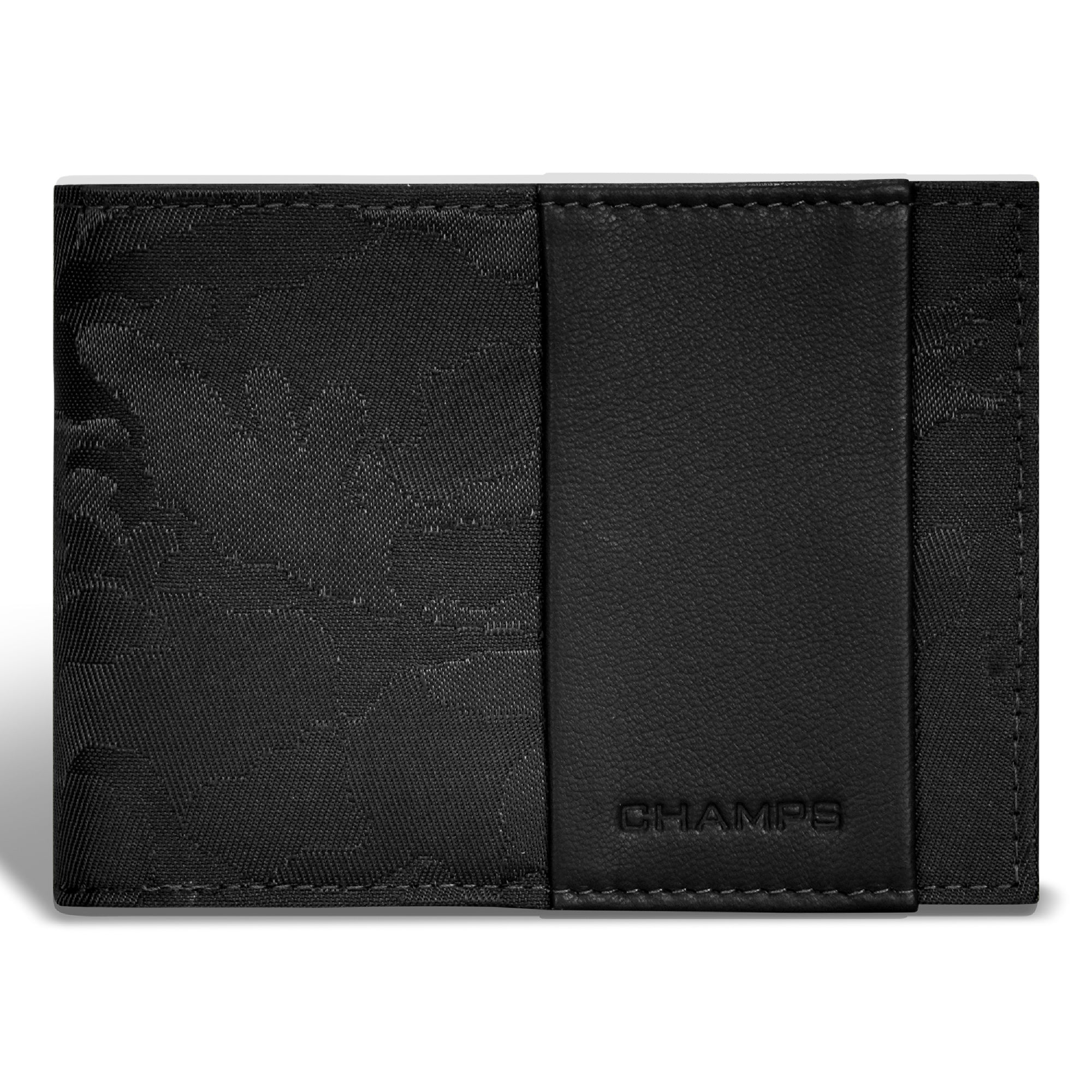 Camo / Leather Center Wing Wallet 
