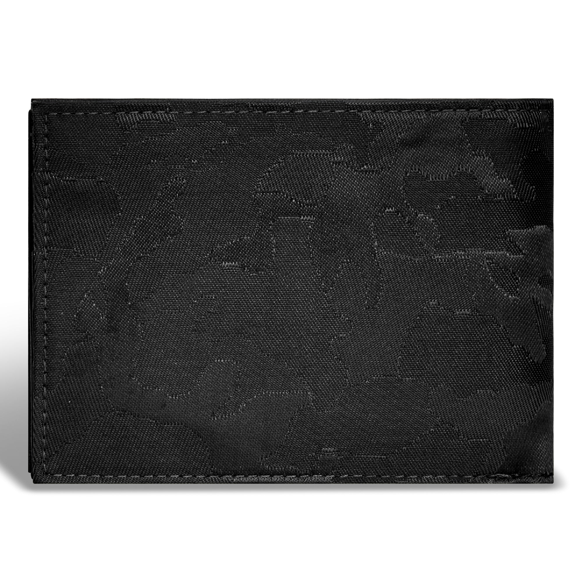 Camo / Leather Center Wing Wallet 