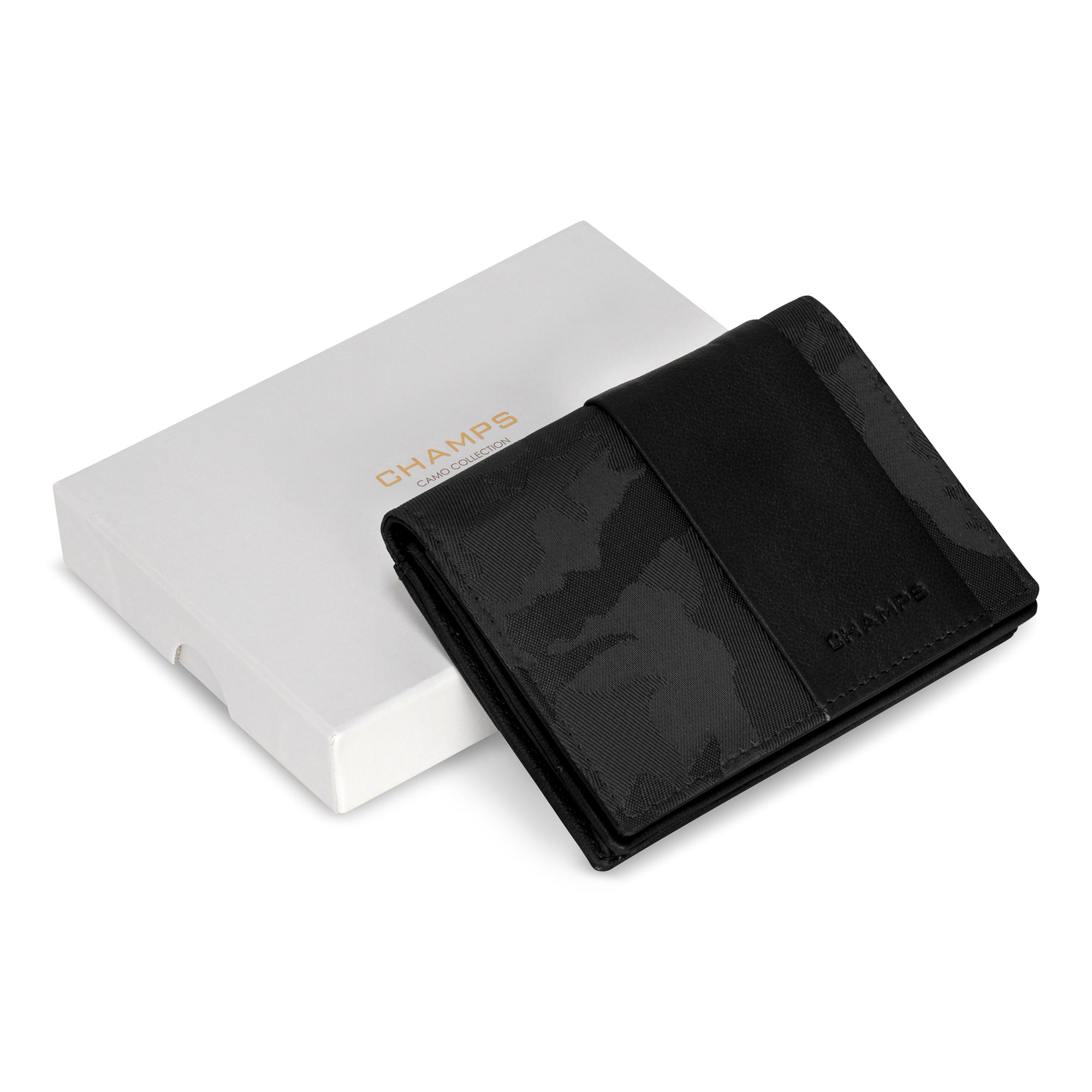 Camo / Leather Cardholder 