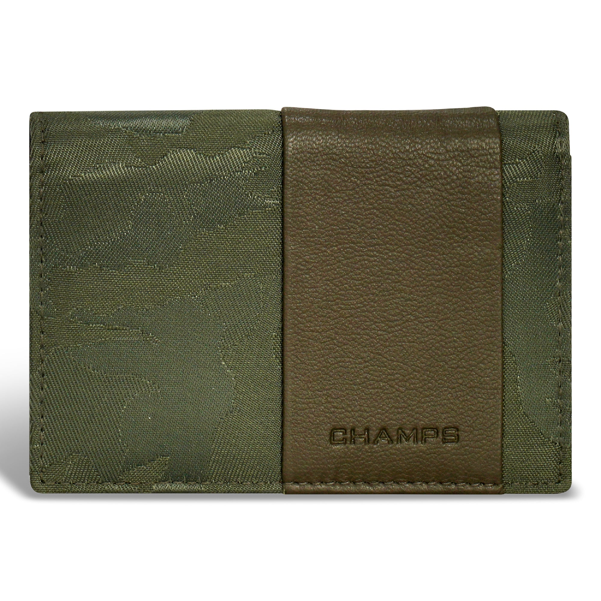 Camo / Leather Cardholder 