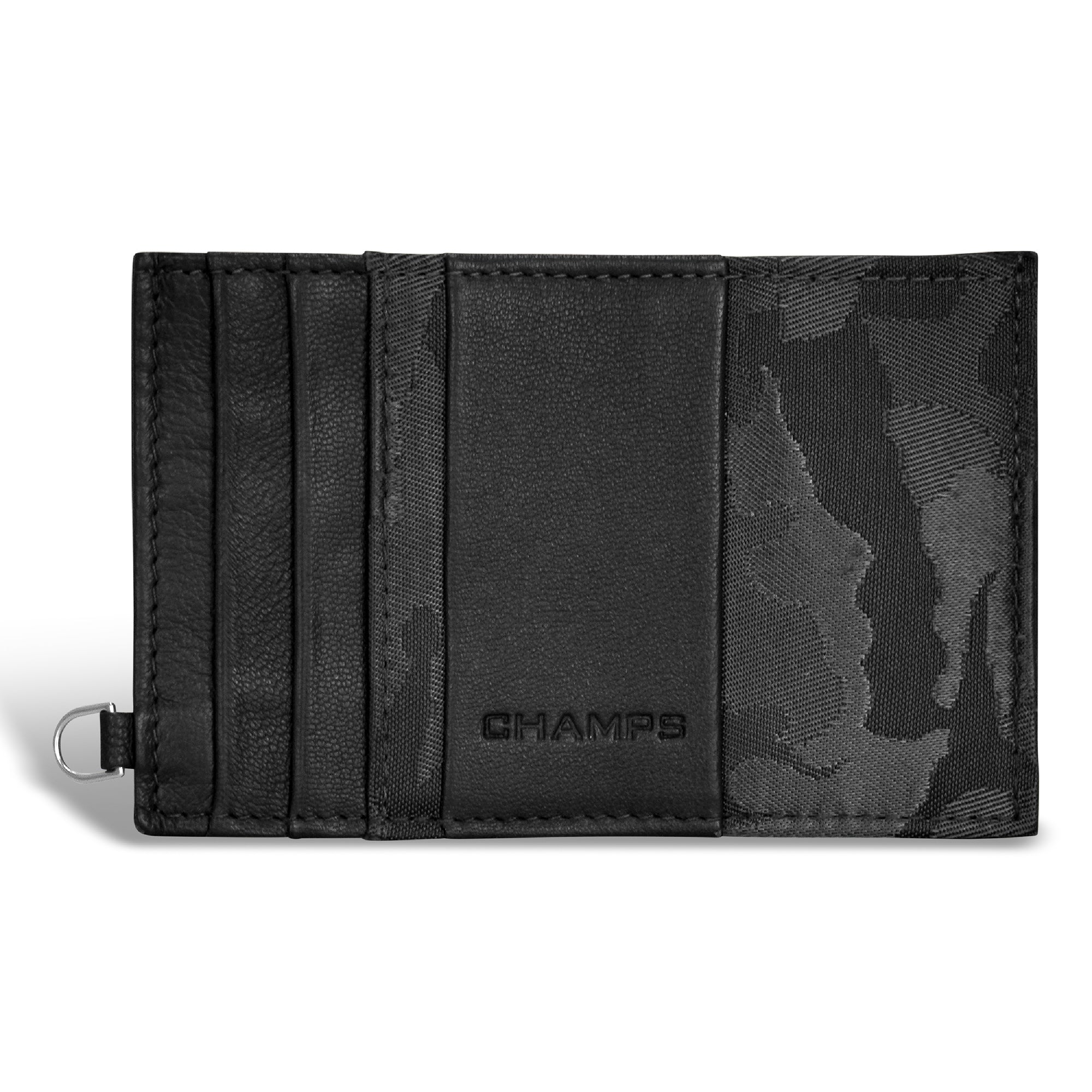 Camo / Leather Slim Cardholder 