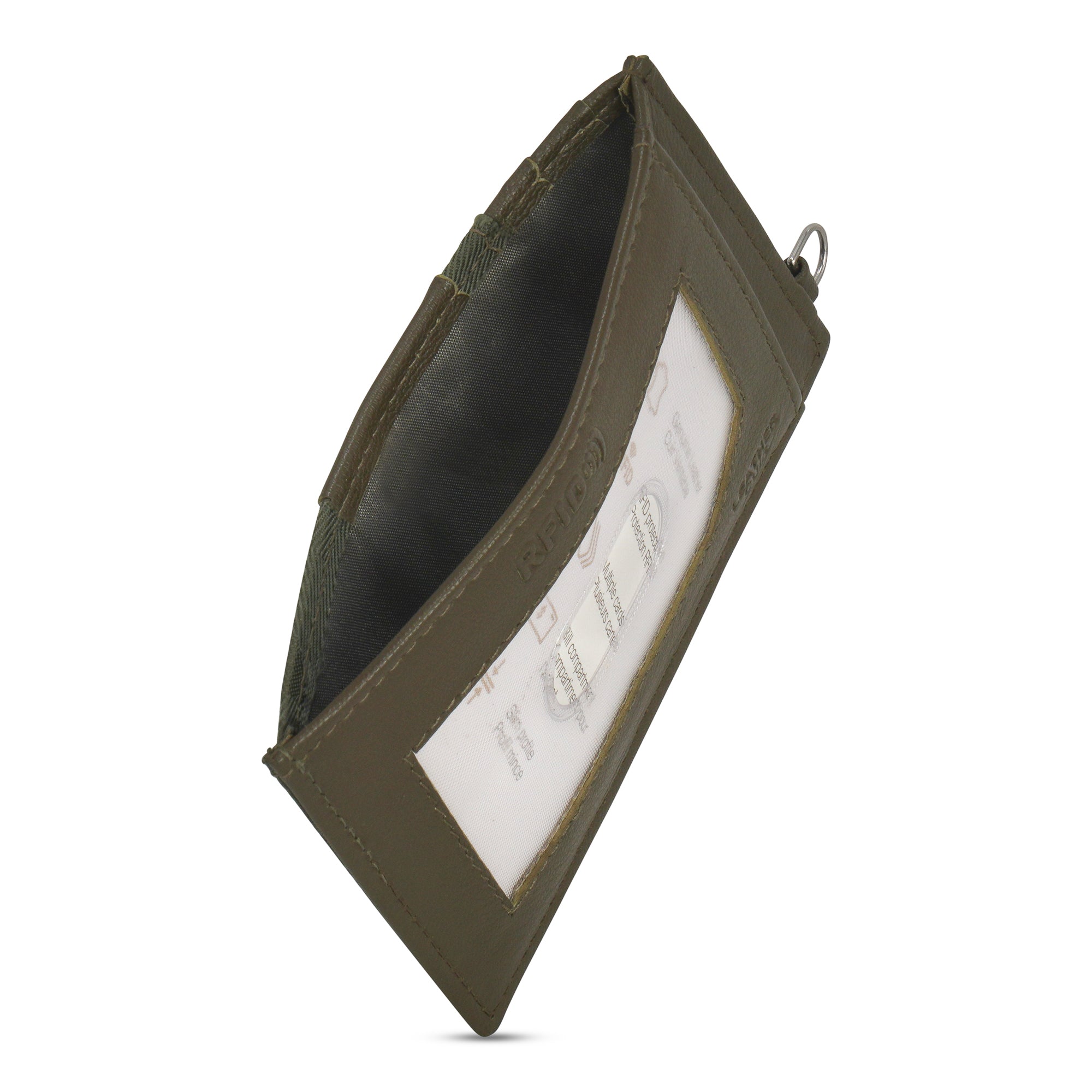 Camo / Leather Slim Cardholder 