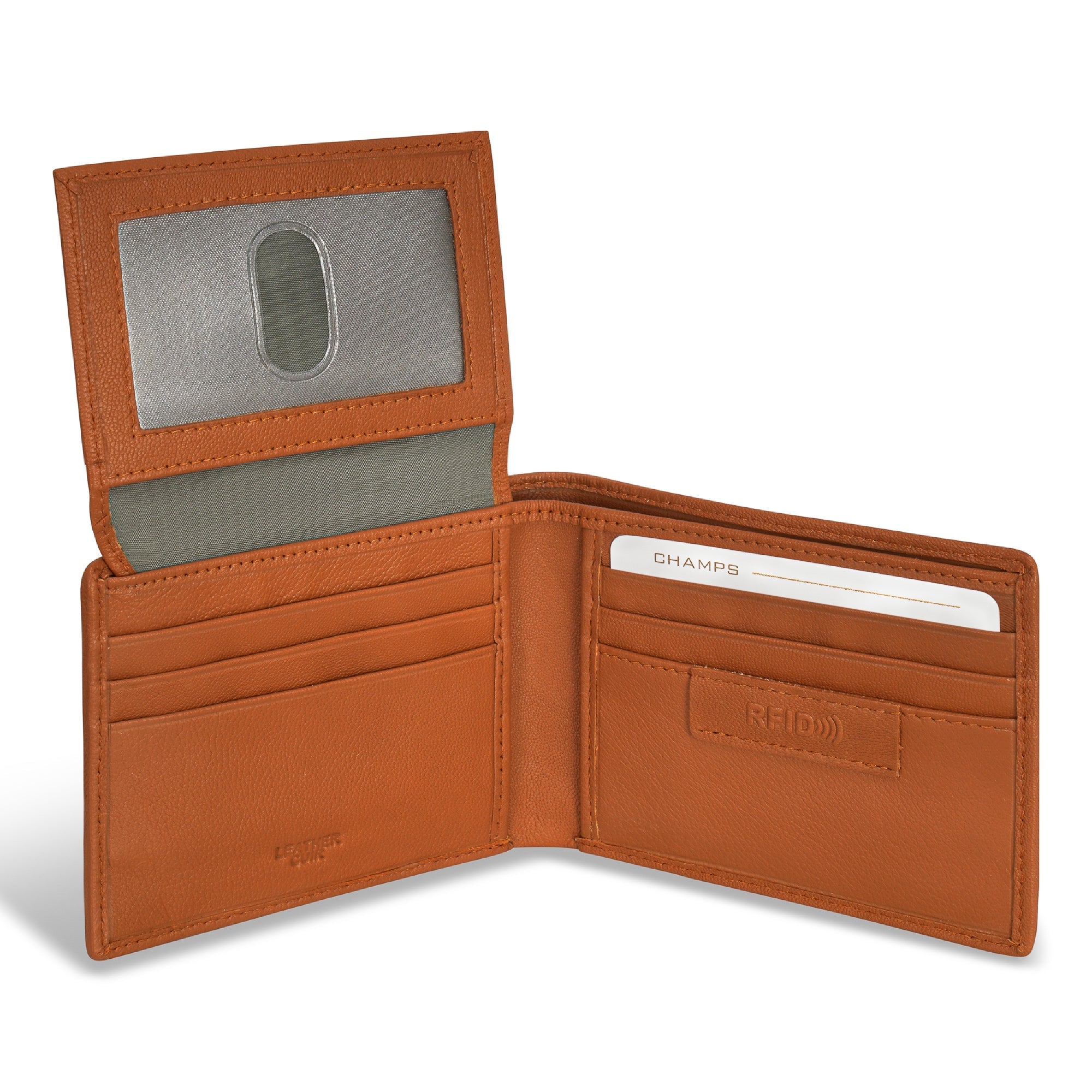 Denim / Leather Top Wing Wallet 