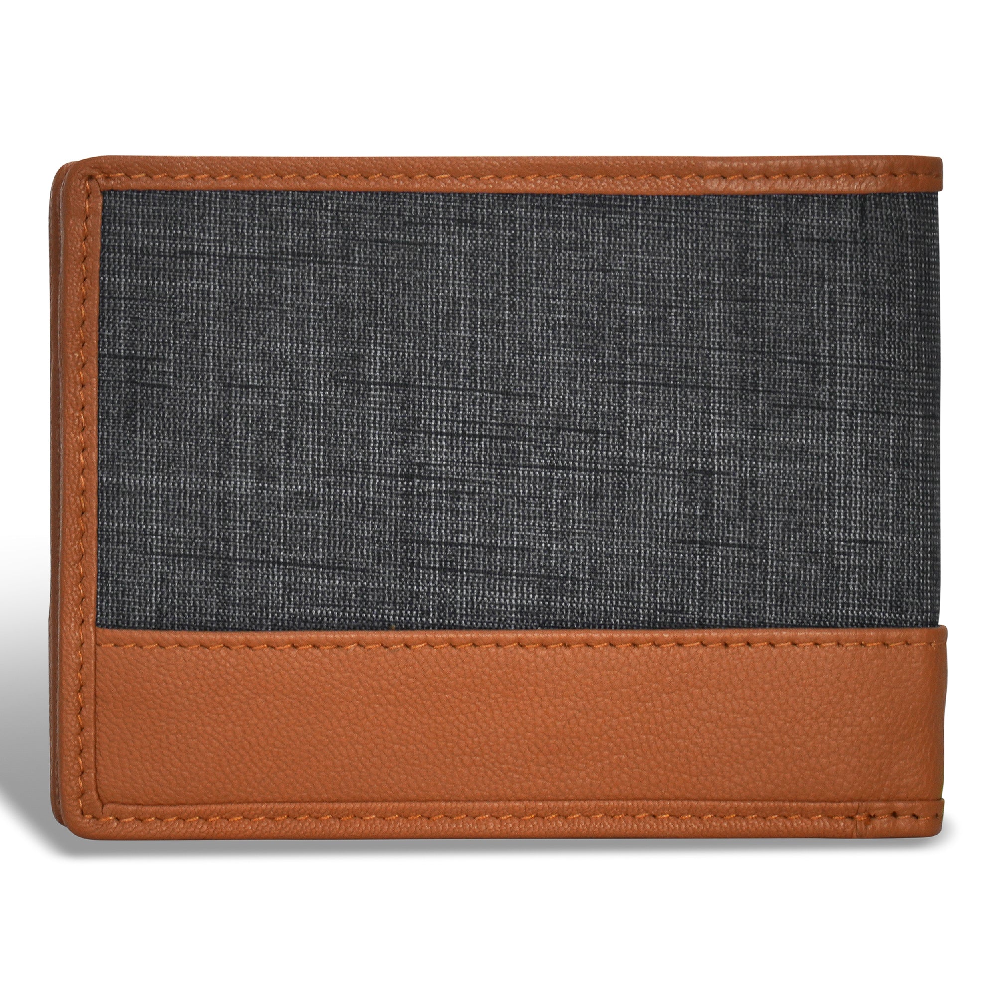 Denim / Leather Top Wing Wallet 