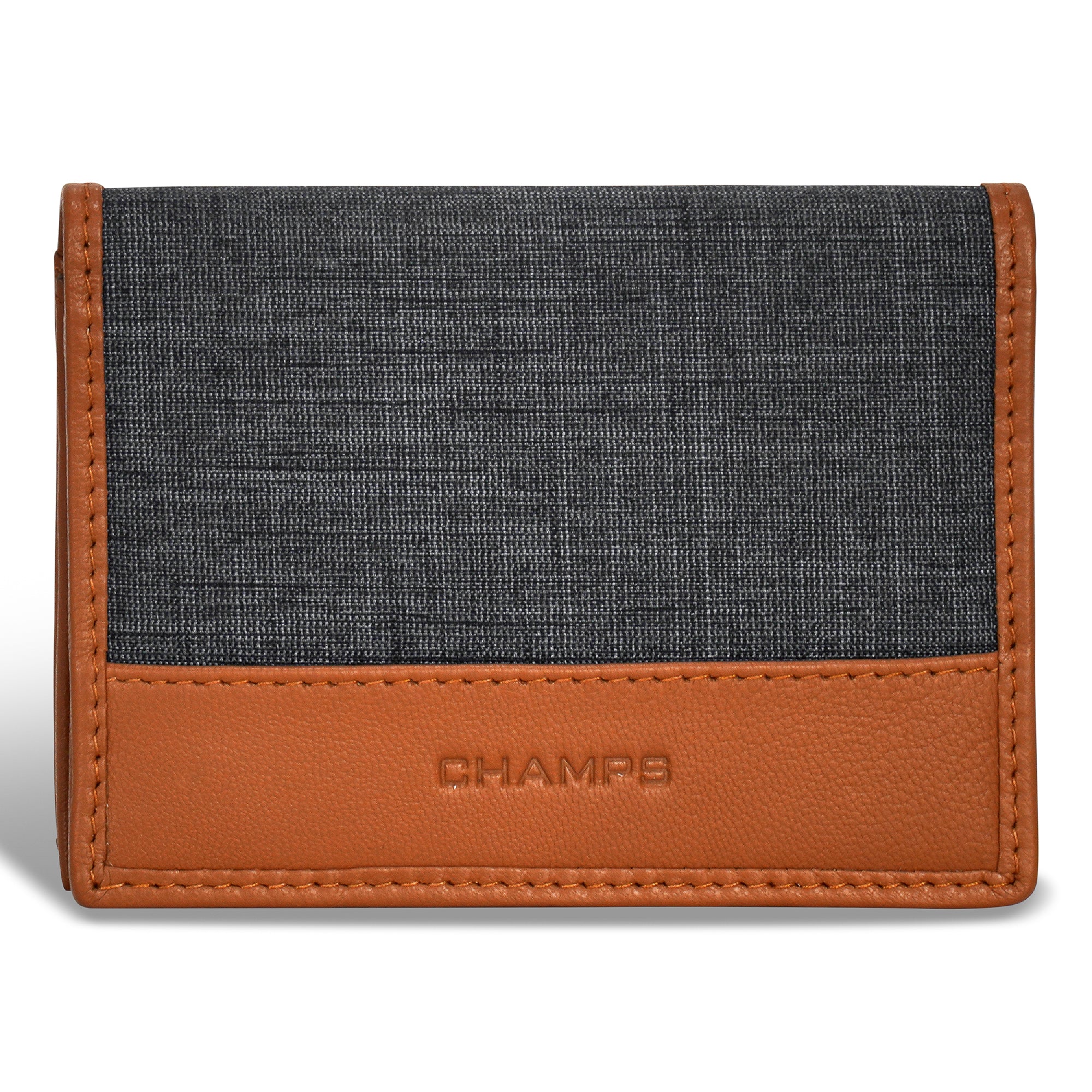 Denim / Leather Cardholder 