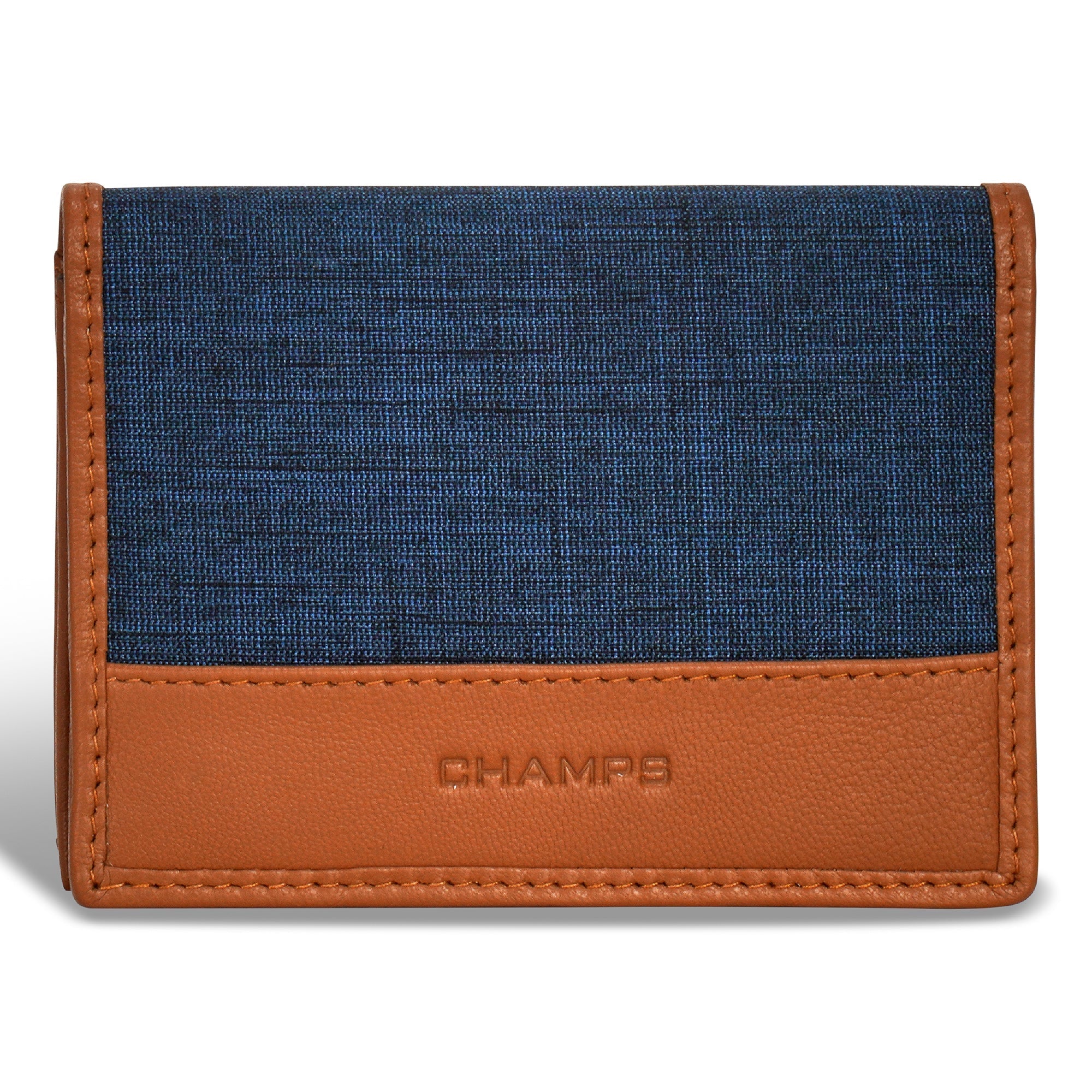 Denim / Leather Cardholder 