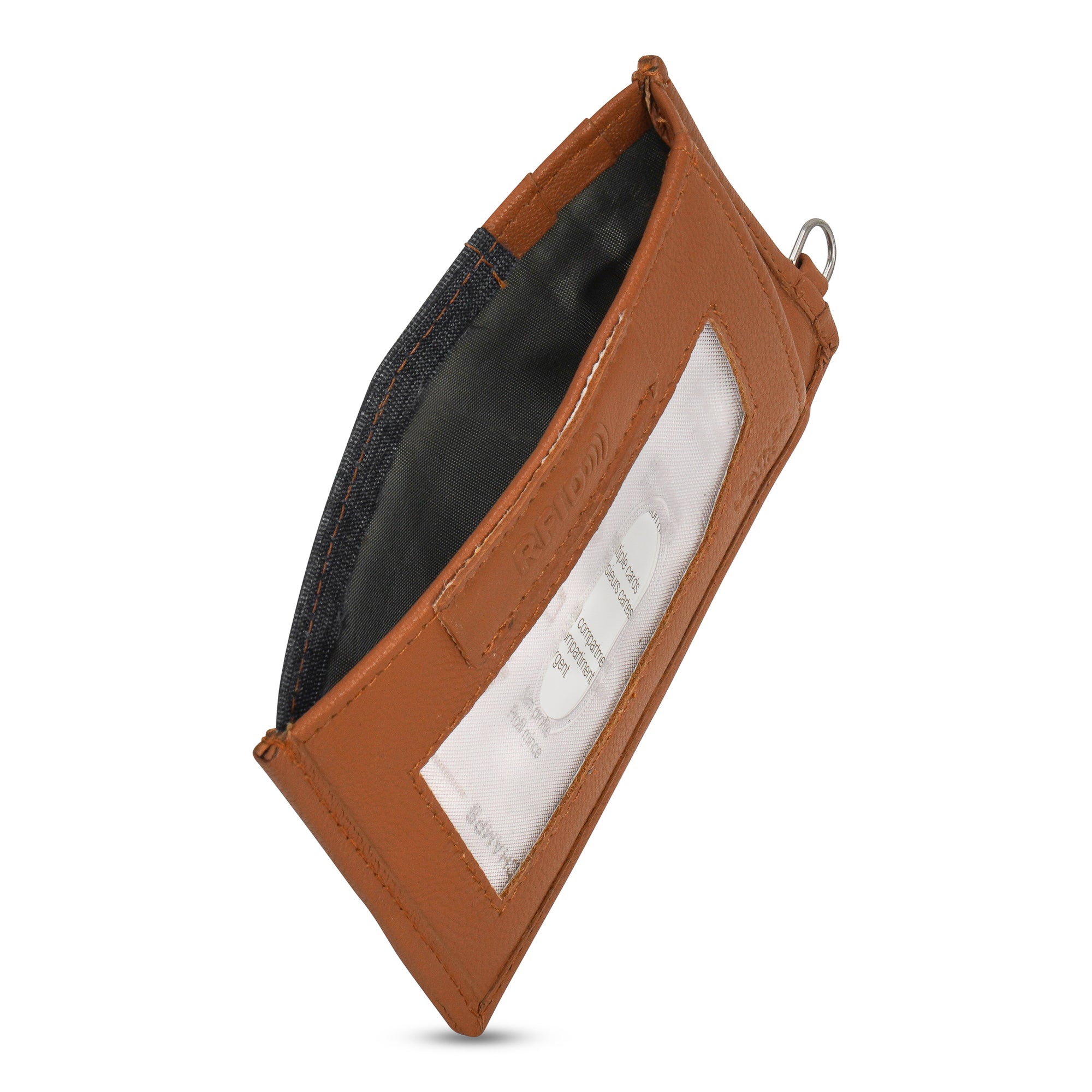 Denim / Leather Slim Cardholder 