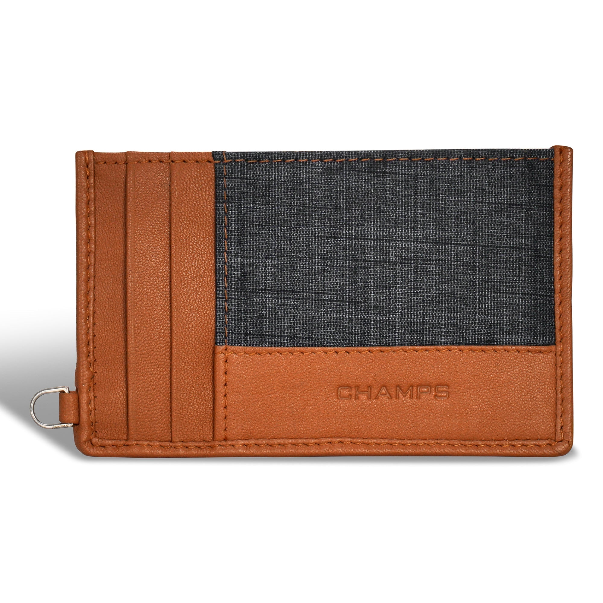 Denim / Leather Slim Cardholder 