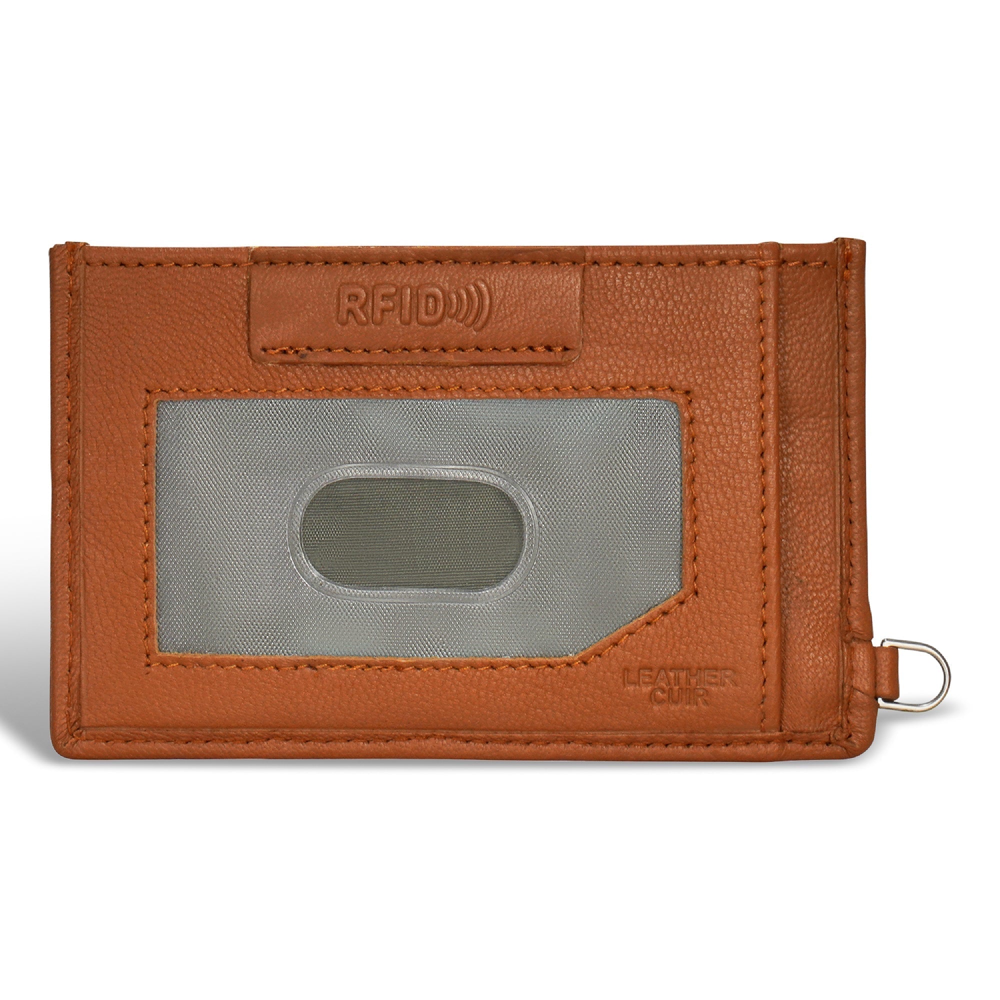 Denim / Leather Slim Cardholder 