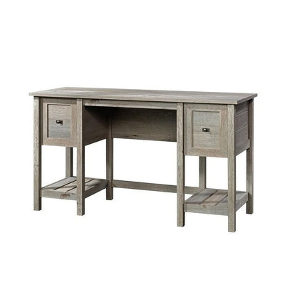 FarmHouse Light Oak 2 Drawer Storage Office Writing Desk - Made In USA - Free Shipping 