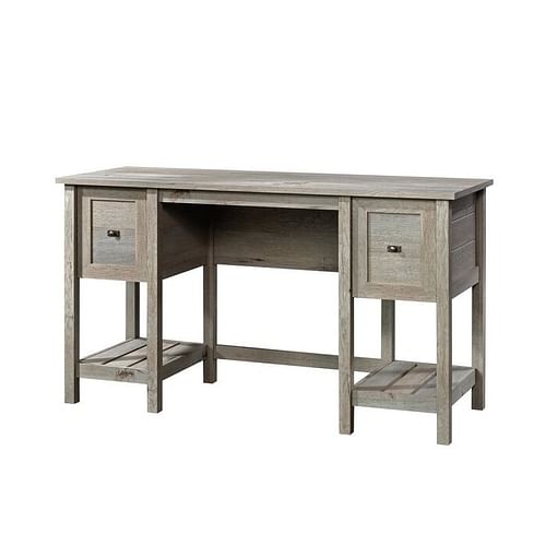 FarmHouse Light Oak 2 Drawer Storage Office Writing Desk - Made In USA - Free Shipping 