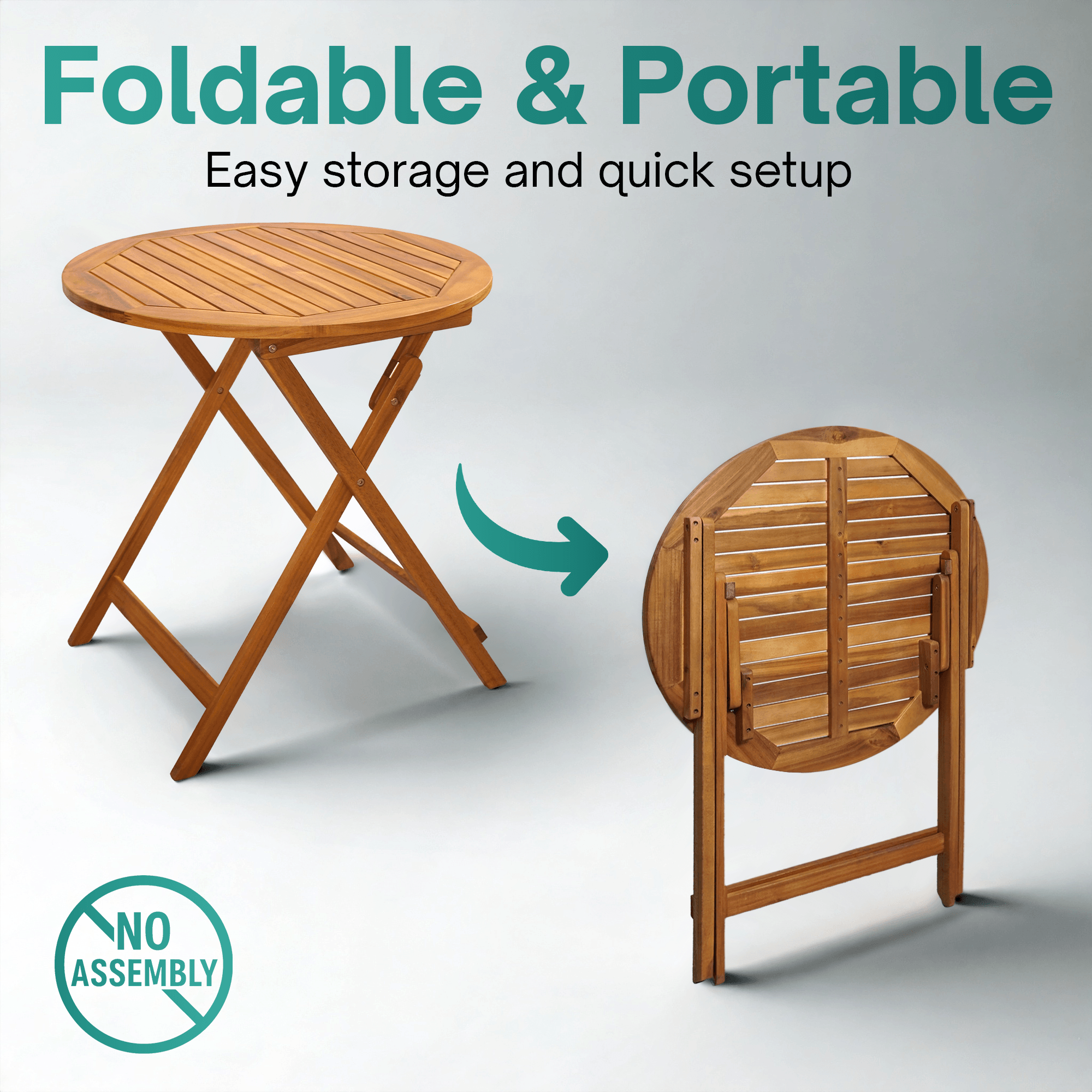 Anya Outdoor Folding Table 