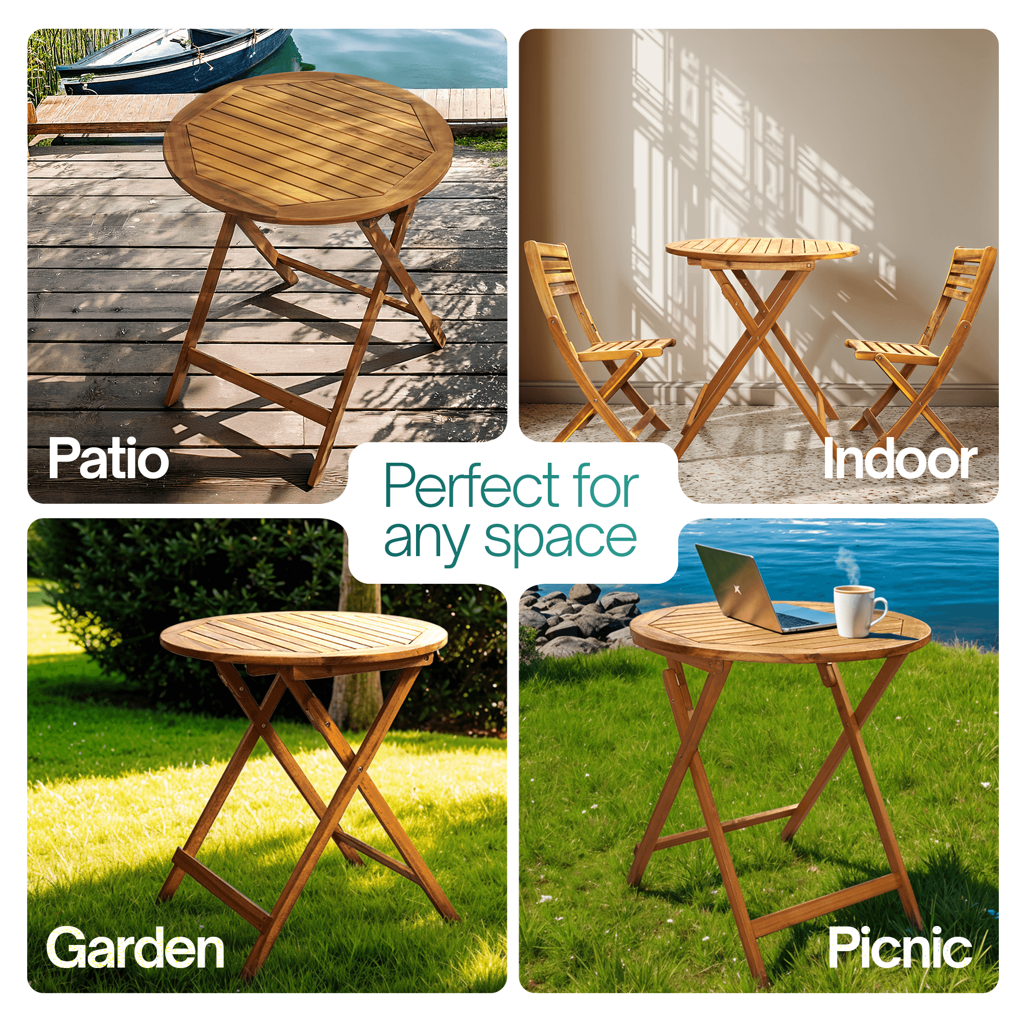Anya Outdoor Folding Table 