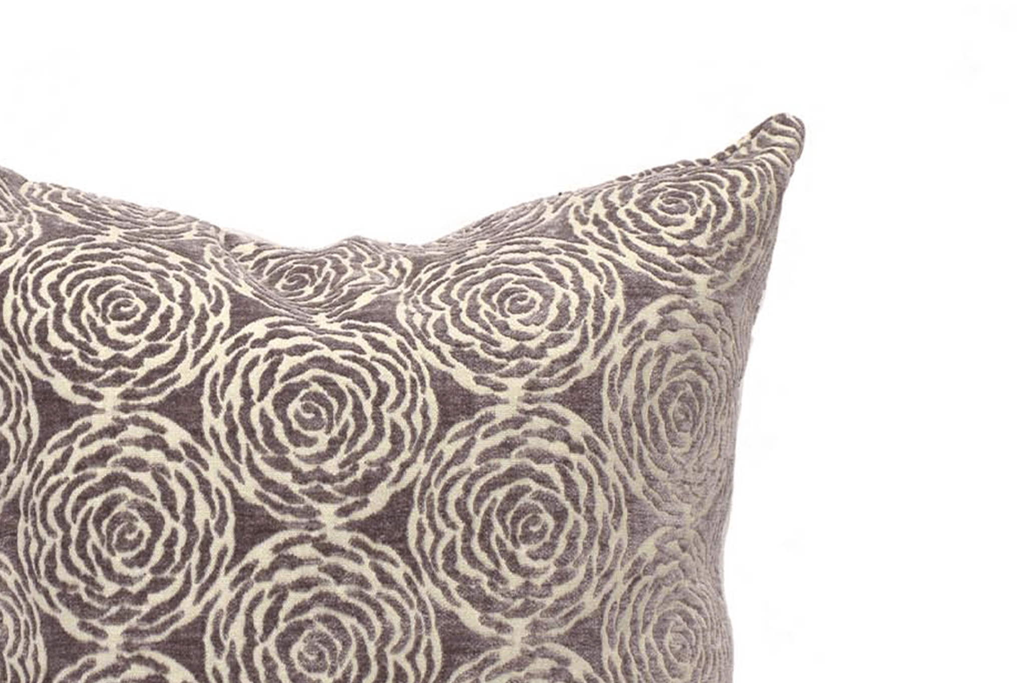 Mauve Floral Cushion Cover 