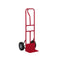 Metal Hand Truck Heavy-Duty 600 LBS Moving Dolly Cart with P-Handle and 10inch Rubber Wheels-Red