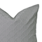 Mineral Cushion Cover – Grey Ring Pattern Woven Pillow Cover, Hand-Made in Canada
