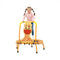Mini Trampoline for Toddlers with Foam Padded Handle and Safety Padded Cover-Orange