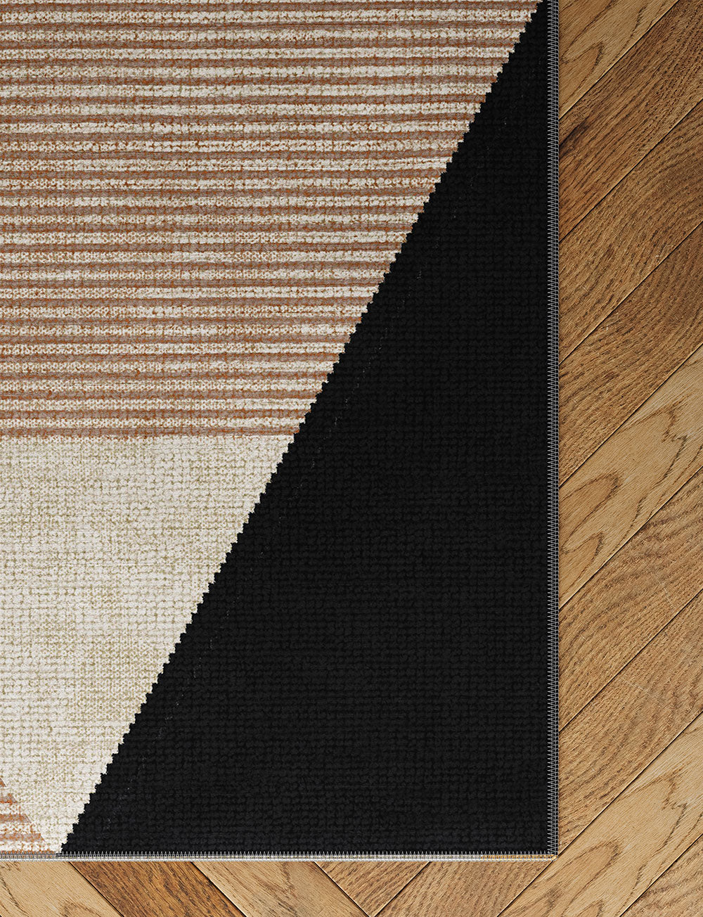 Mizza Black Yellow Multicolor Rug 