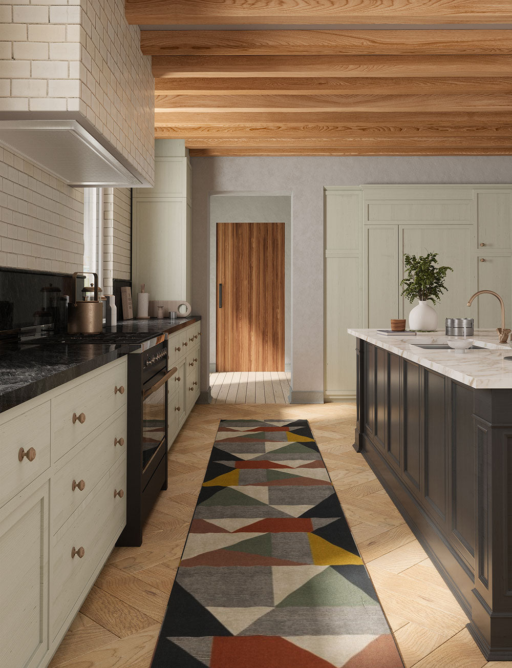 Mizza Grey Multicolor Rug 