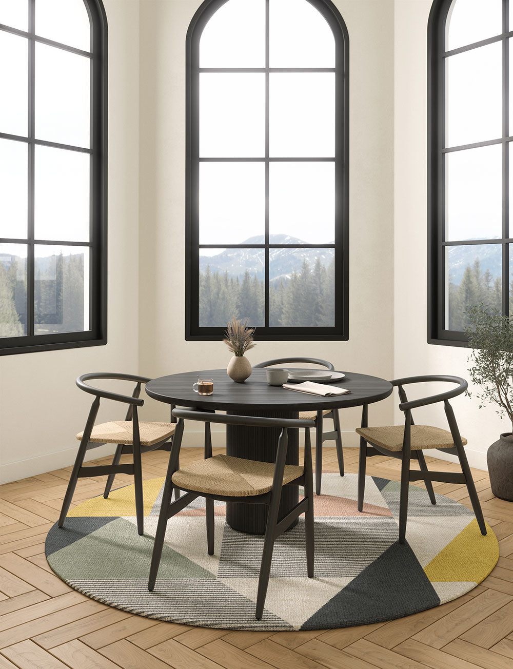 Mizza Grey Multicolor Rug 