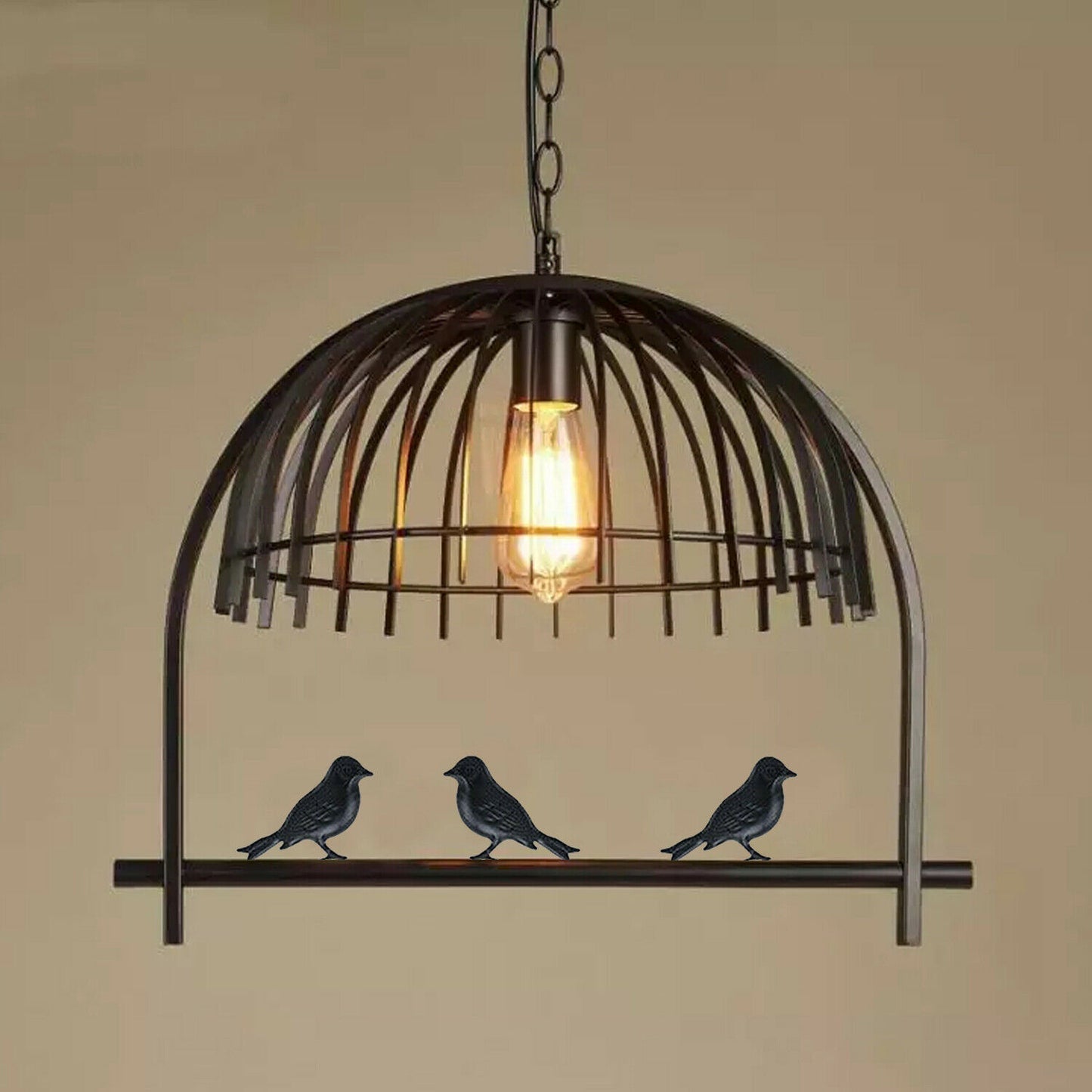 Vintage Bird Cage Chandelier Pendant Light~1460