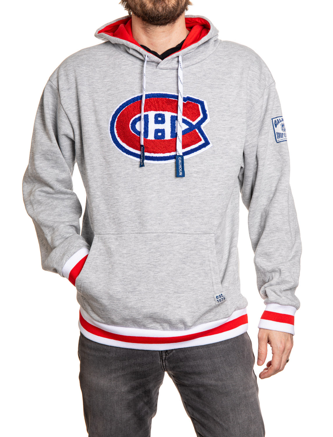 Montreal Canadiens "Muskoka Style" Premium Chenille Woven Logo Hoodie 
