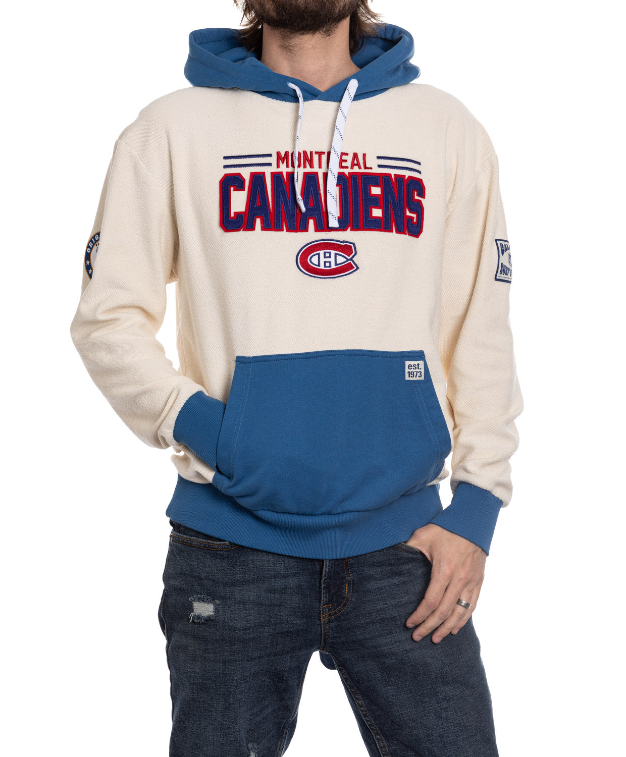 Montreal Canadiens NHL Unisex Reverse Terry Retro Premium Hoodie 