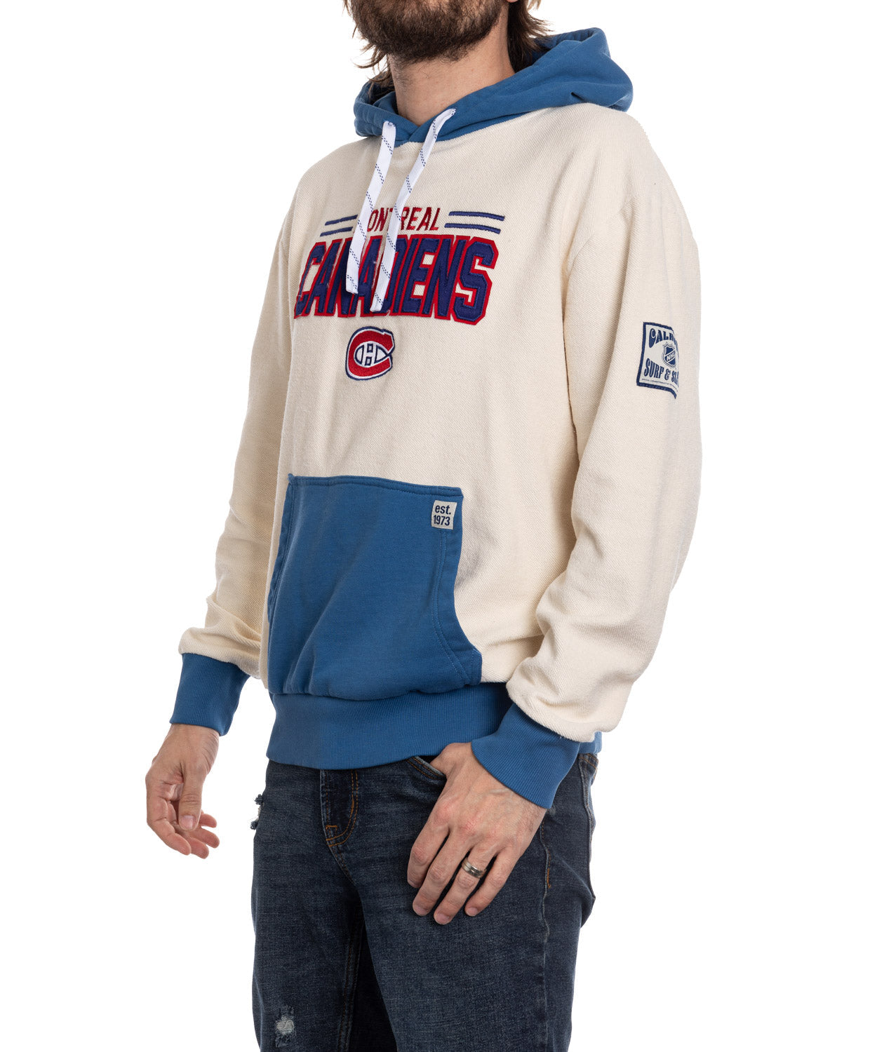 Montreal Canadiens NHL Unisex Reverse Terry Retro Premium Hoodie 