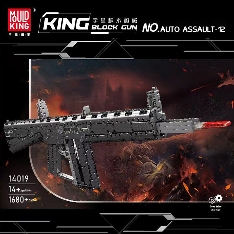 Mould King 14019 - Assault 12 Automatic Shotgun 