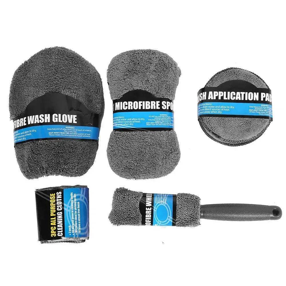 Multifunctional Household Car Wash Cleaning Nine Piece Set 