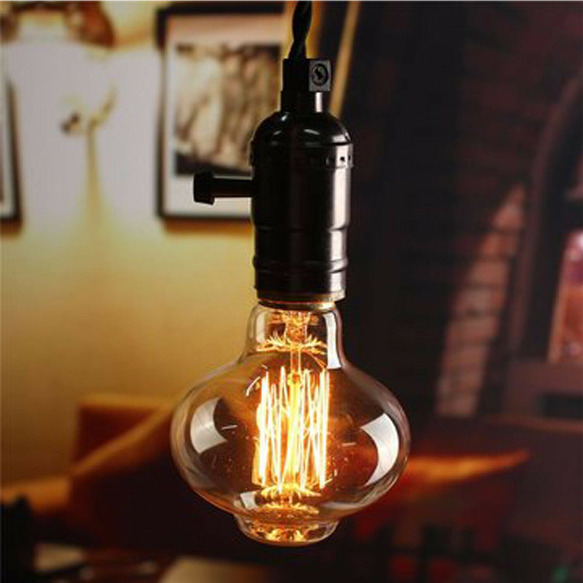 E26 MushRoom 60W Vintage Retro Industrial Filament Bulb 5 Pack ~ 1632