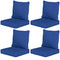 Outdoor Chair Cushions Set of 4, Fade Resistant Patio Chair Cushions for Outdoor Furniture, 24