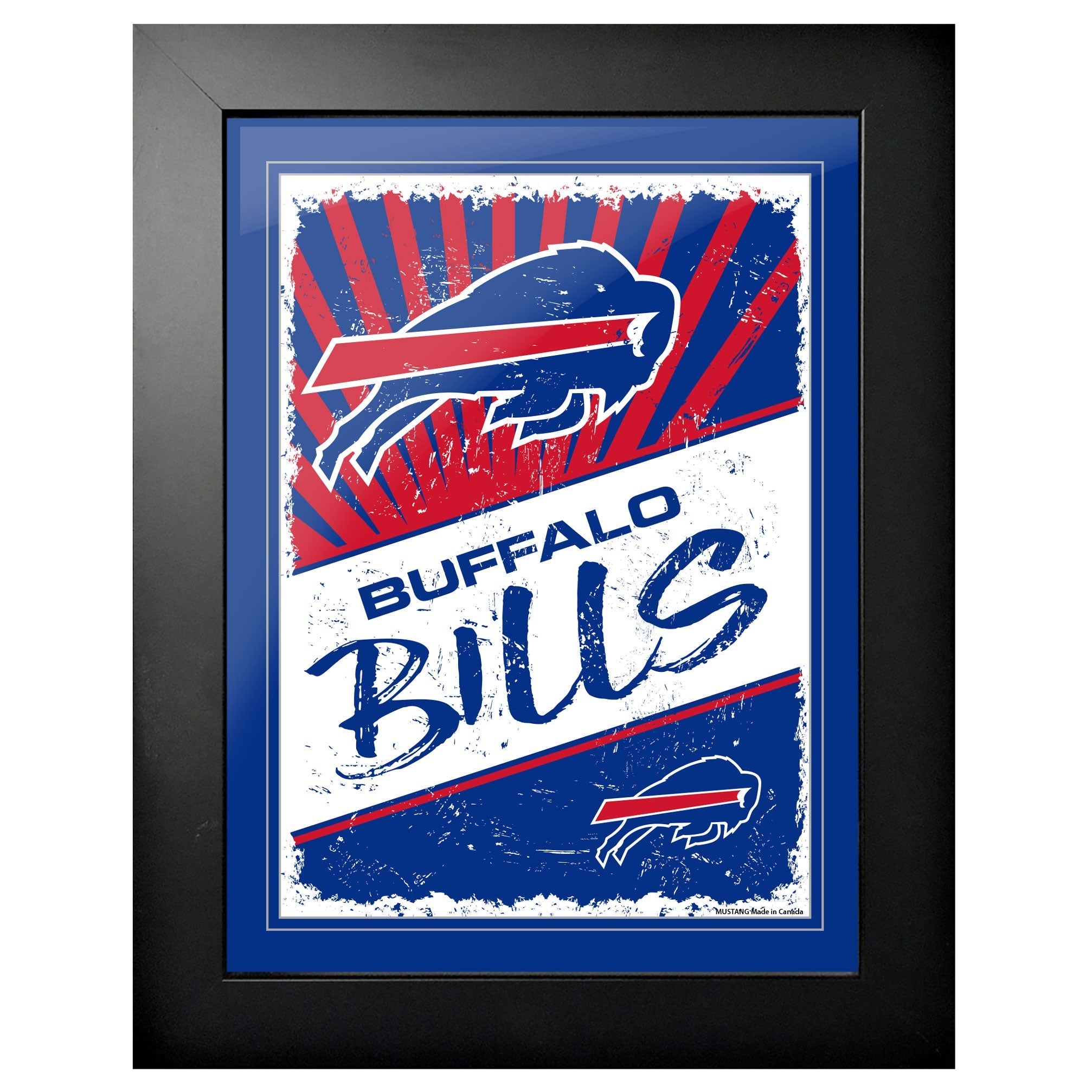Buffalo Bills Art - 12" x 16" Classic Frame 