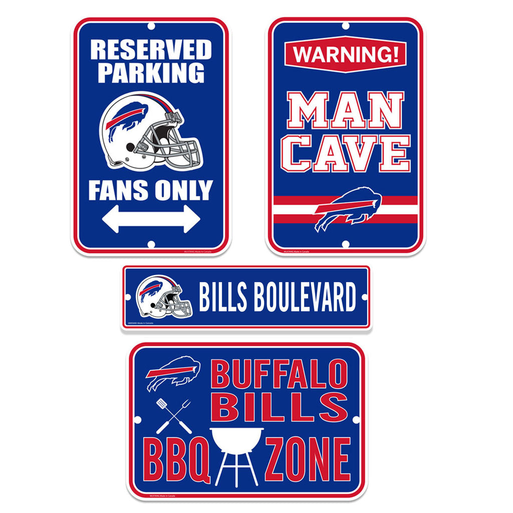 Buffalo Bills Signs - 4 Pack Fan Set 