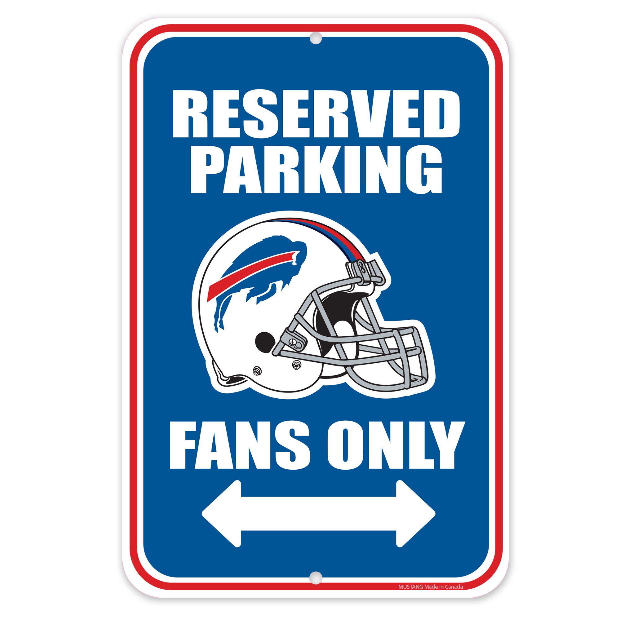 Buffalo Bills Parking Sign - 10" x 15" 