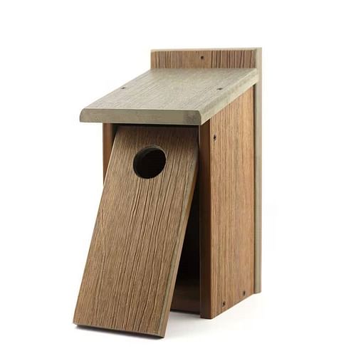 Outdoor Garden Environmentally Friendly Composite Wood Birdhouse - Free Shipping 