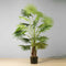Nino 51’’ Artificial Fan Palm Potted Plant – Realistic Tropical Faux Palm Tree with Handcrafted Silk Leaves & Natural Bark Stem for Home or Office Décor