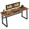 71 Inch Computer Desk, Home Office Desk, Simple Study Writing Table with Adjustable Feet, Modern Style, Brown